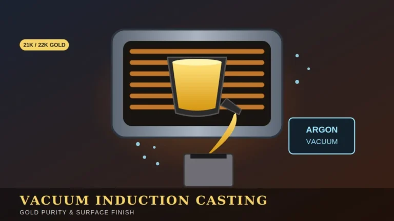 How Vacuum Induction Casting Improves Gold Purity & Surface Finish
